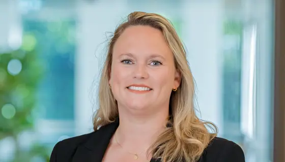 Laura Bostanci, Senior HR Manager, Netherlands, in a light-filled office